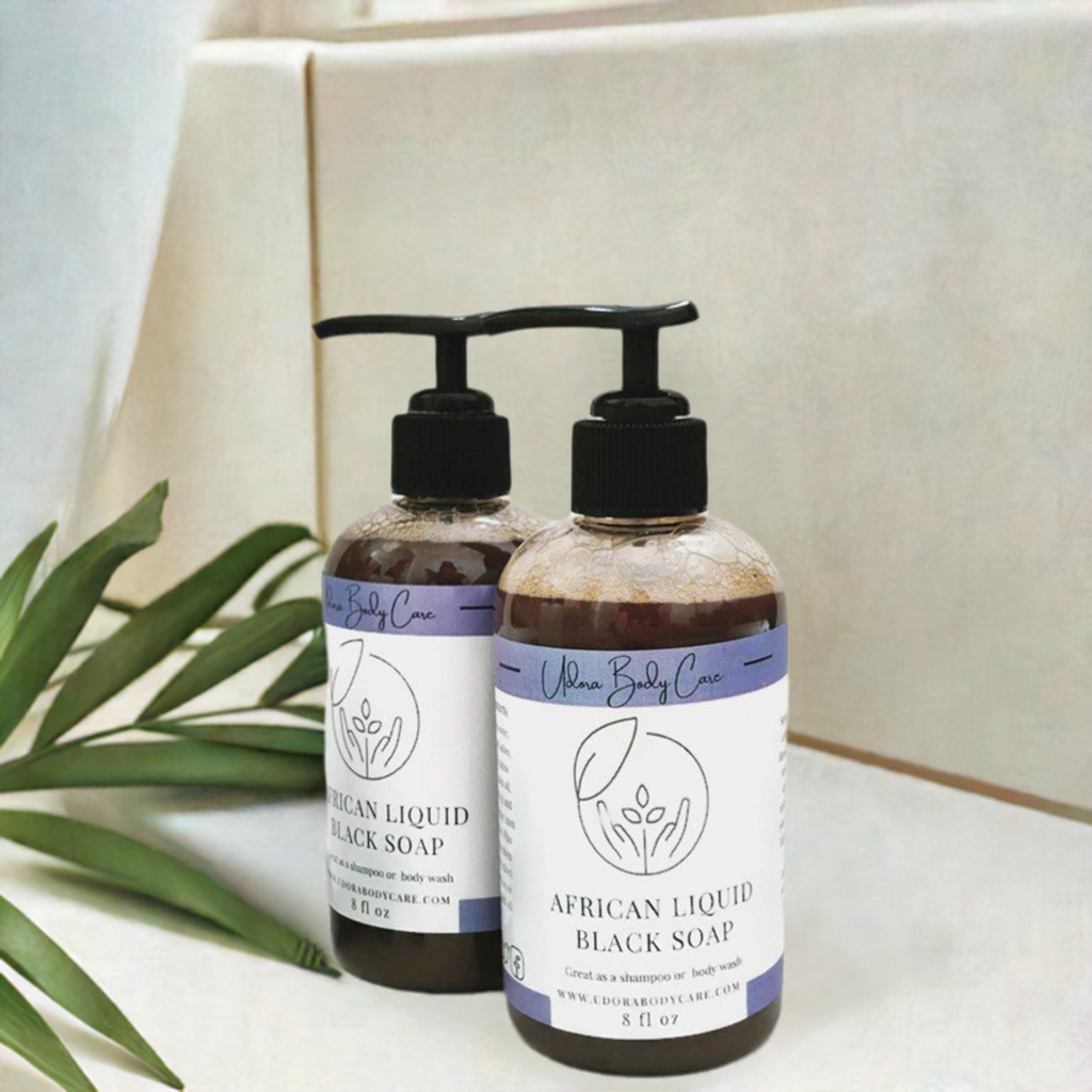 African Liquid Black Soap 8 oz- Body Care ~Skincare ~ Click To Select Scent