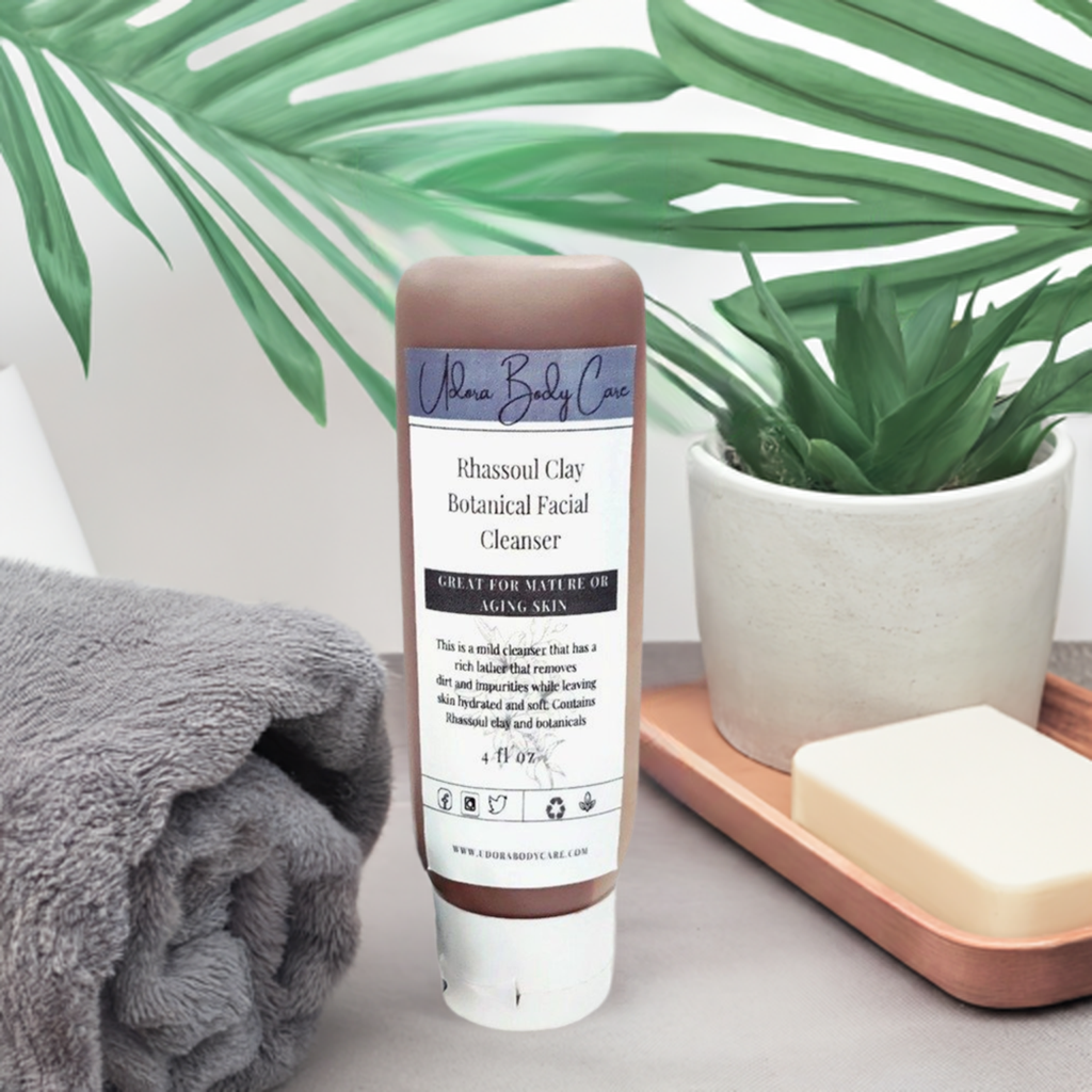 Rhassoul Botanical Clay Facial Cleanser 4 oz~ Skin Care ~ Click To Select Scent