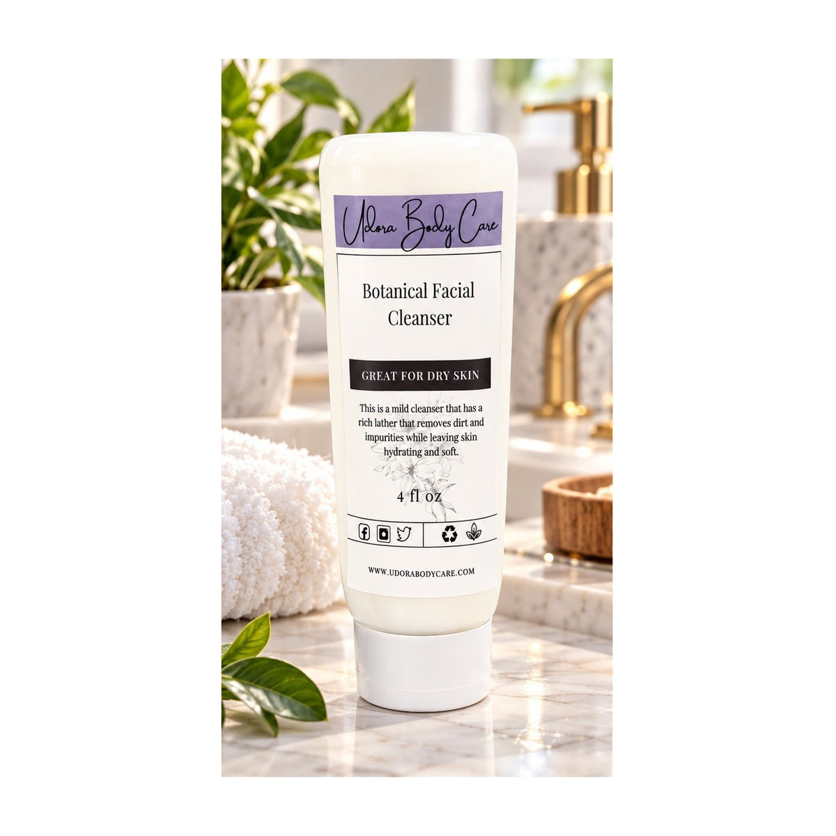 Botanical Facial Cleanser 4 oz ~ Click To Select Scent