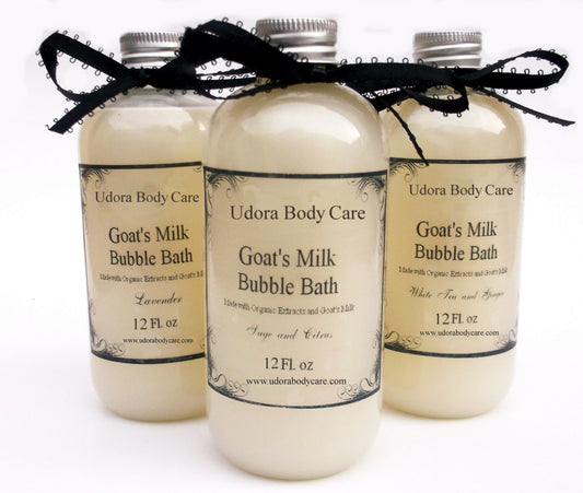 Creamy Goats Milk Bubble Bath 12 oz ~ Click To Select Scent