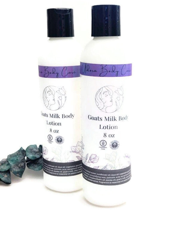 Goats Milk Body Lotion 8 oz~Skin Care ~ Click To Select Scent