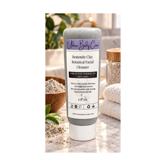 Limpiador facial de arcilla bentonita 4 oz ~ Cuidado de la piel ~ Haga clic para seleccionar aroma