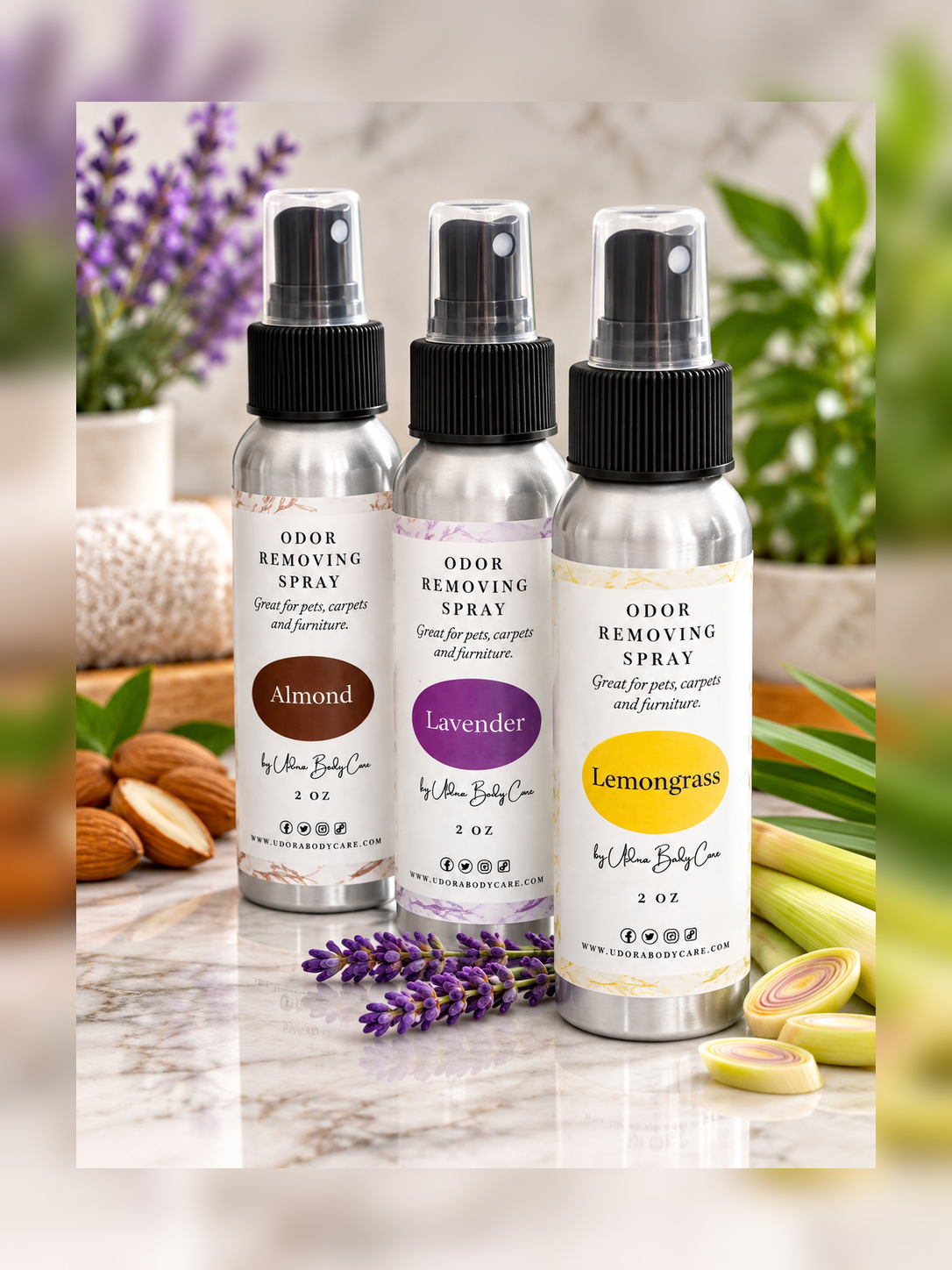 Spray eliminador de olores ~ Desodorante de habitación 2 fl oz ~ Haga clic para seleccionar aroma