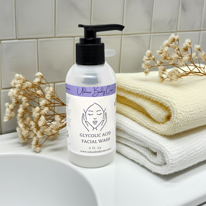Revitalizing Glycolic Acid Facial Wash - Skin Care 4 oz ~ Click To Select Scent