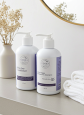 Aloe & Argan Sulfate-Free Shampoo & Silky All In One Conditioner  8 oz Combo