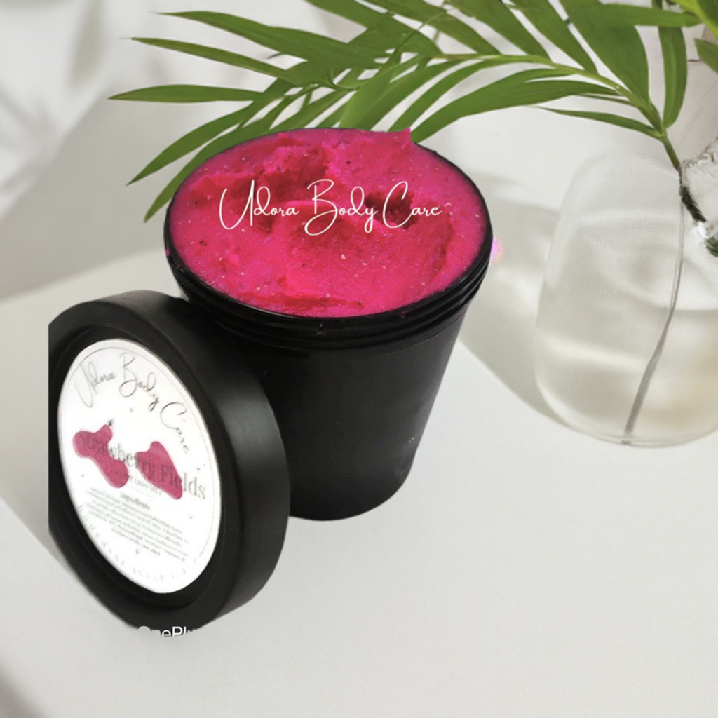 Strawberry Fields No Drip Sugar Scrub 6.7 oz