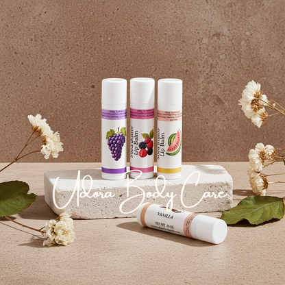 1- Shea Butter Lip Balms .15 with Organic Butters